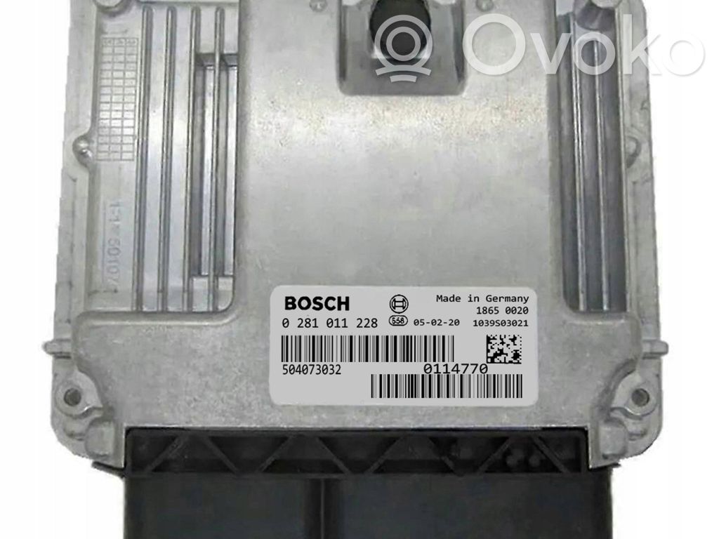 Engine control unit/module   504073032,0281011228