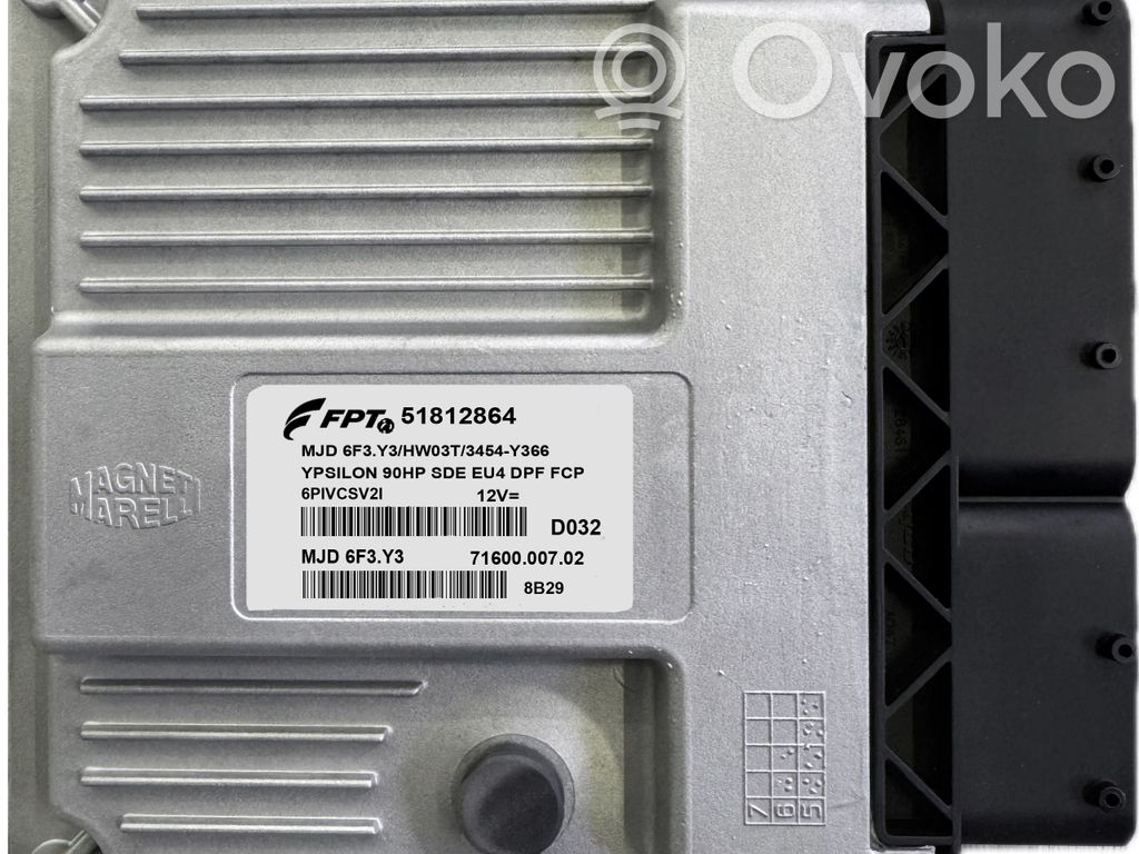 Lancia Ypsilon Engine control unit/module 