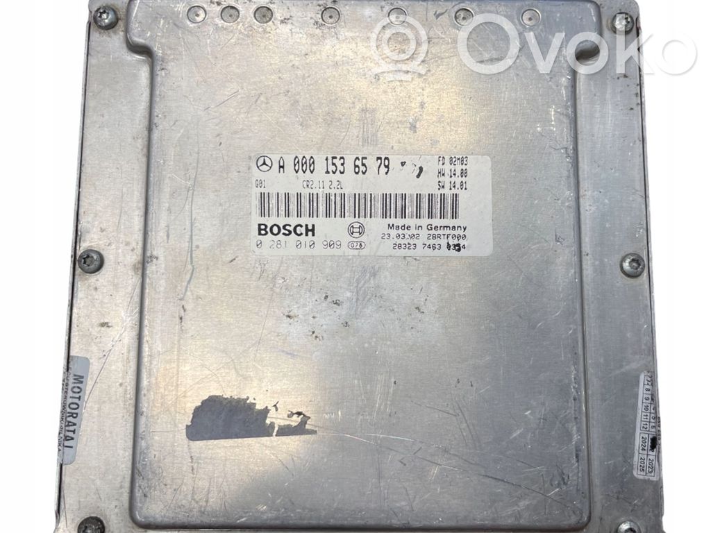 Mercedes-Benz C W203 Sterownik / Moduł ECU 