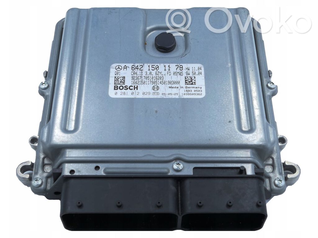 Engine control unit/module   A6421501179,0281012029
