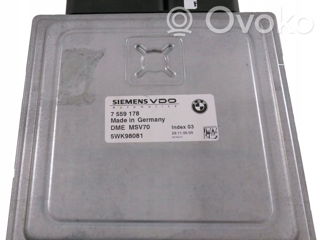 Unidad de control/módulo del motor   7559178,5WK98081