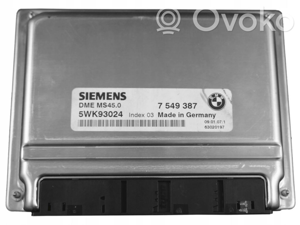 BMW 5 E60 E61 Engine control unit/module 