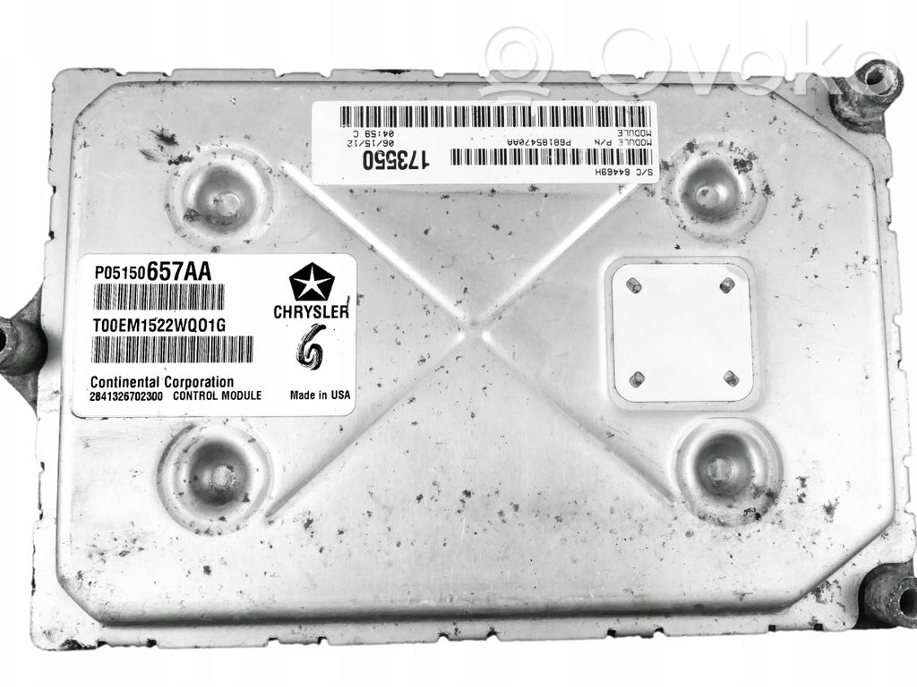 Engine control unit/module   P05150657AA,P68185470AA
