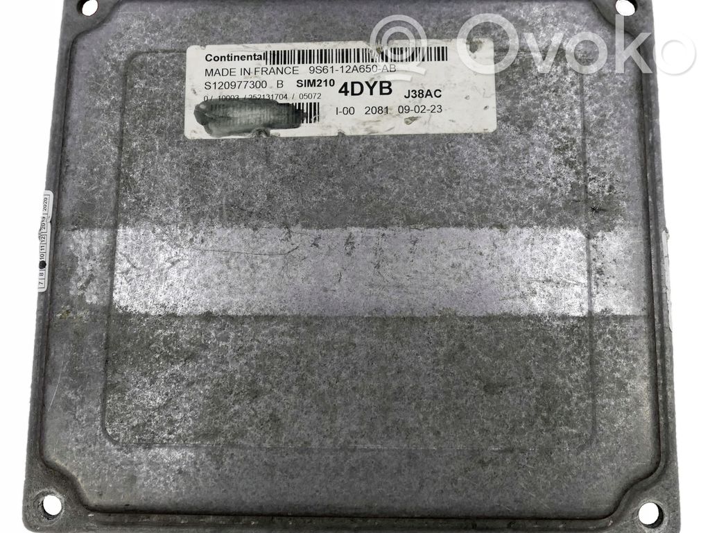 Engine control unit/module   9S6112A650AB,S120977300,S120977300B