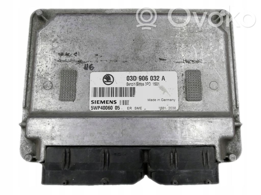 Engine control unit/module   03D906032A,5WP4006005