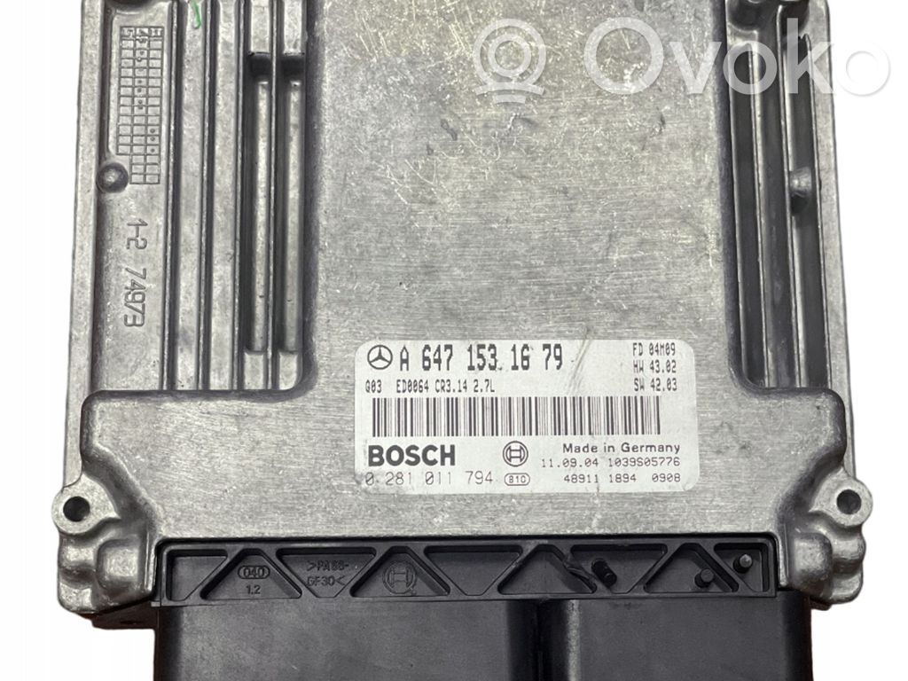 Mercedes-Benz E W211 Engine control unit/module 
