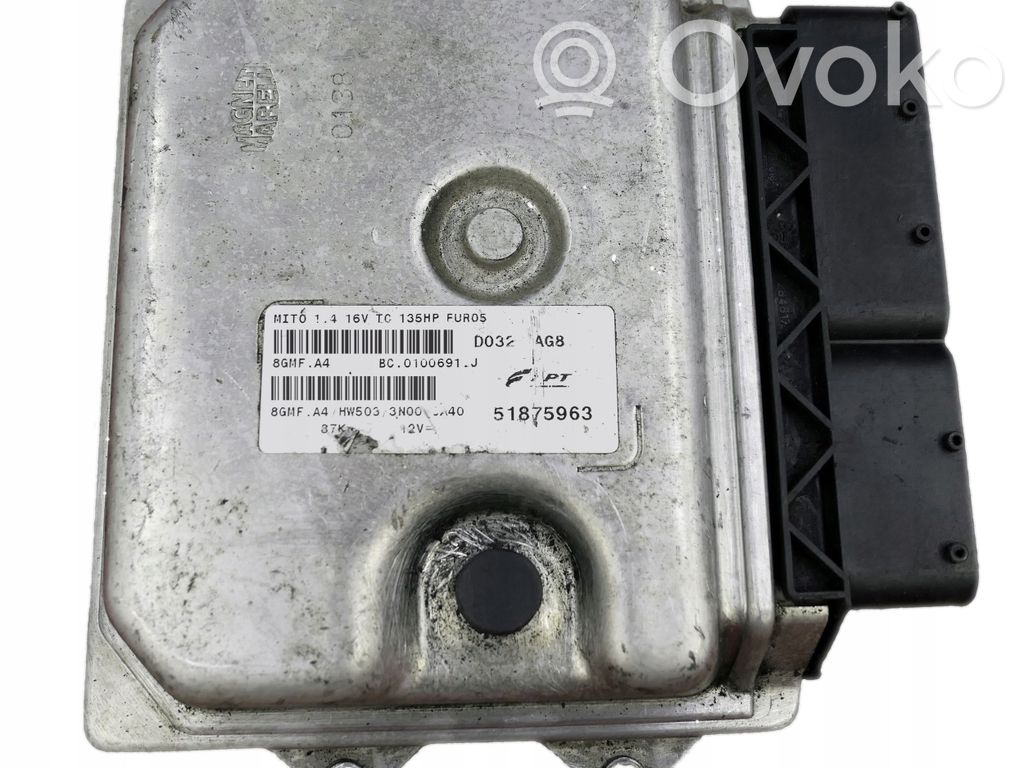 Alfa Romeo Mito Engine control unit/module 