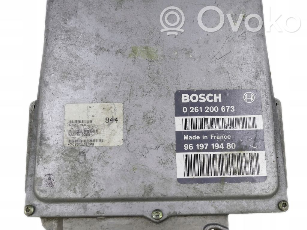 Engine control unit/module   9619719480,0261200673