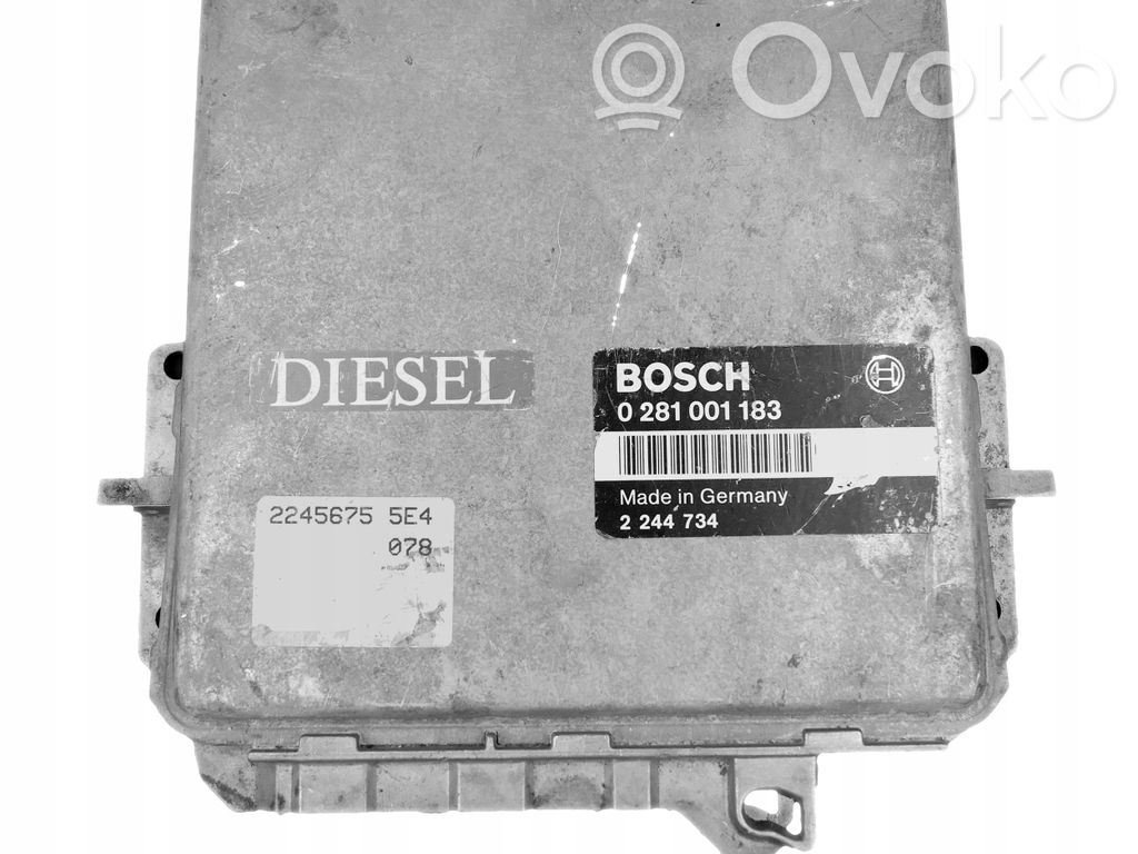 Engine control unit/module   02810011832244734,0281001183