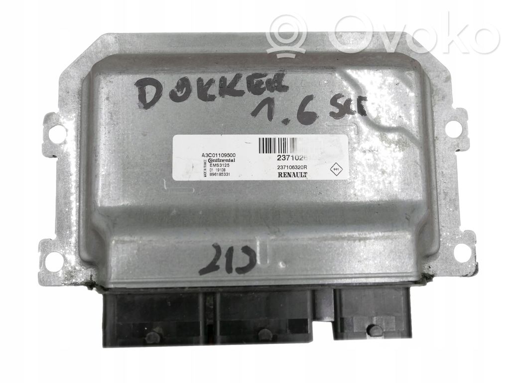 Dacia Dokker Engine control unit/module 