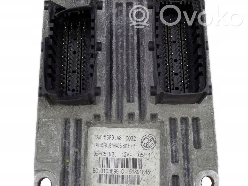 Engine control unit/module   51891845,IAW5SF9