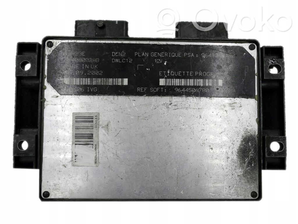 Citroen Berlingo Engine control unit/module 