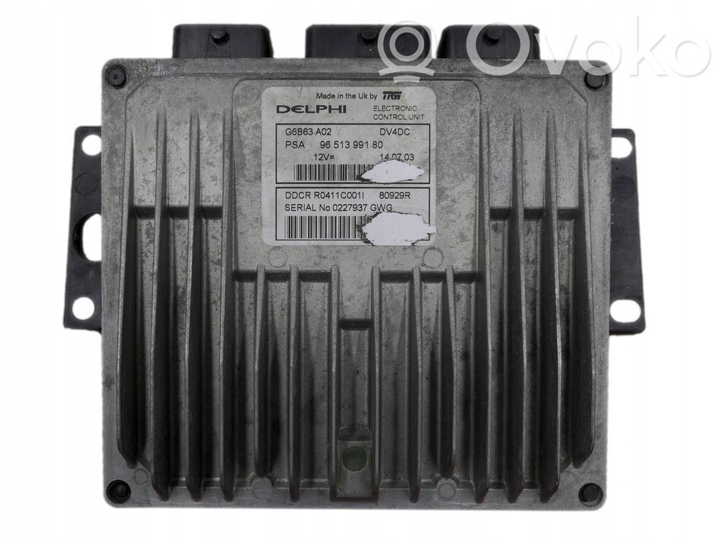Citroen C3 Engine control unit/module 