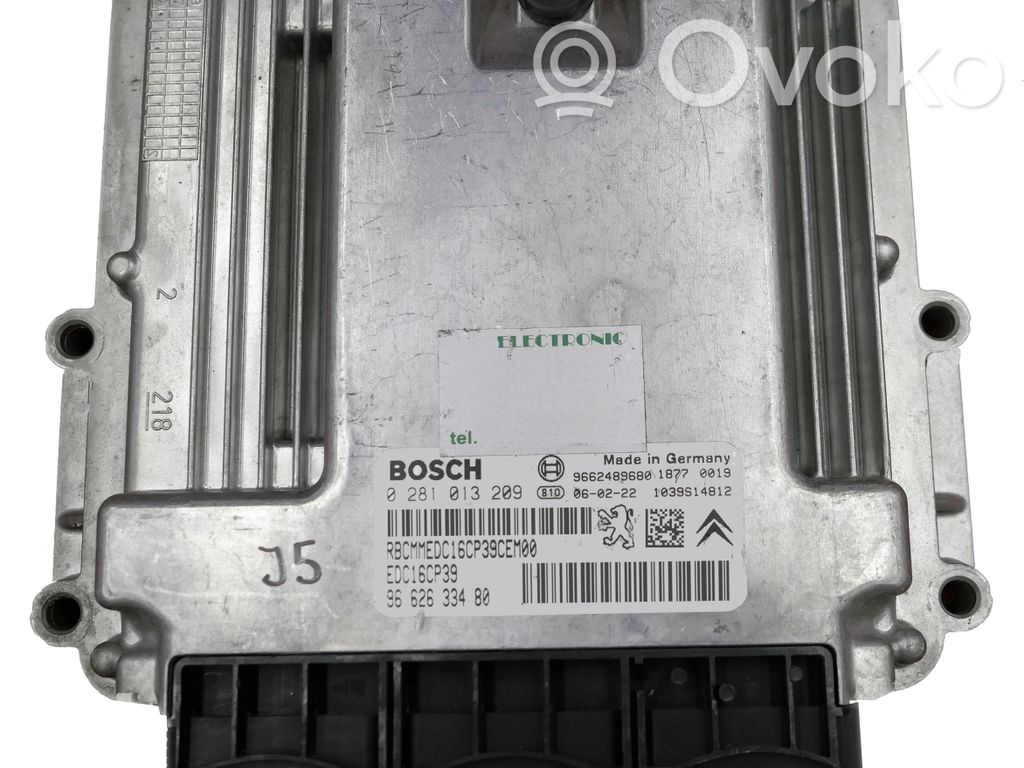 Peugeot 407 Engine control unit/module 