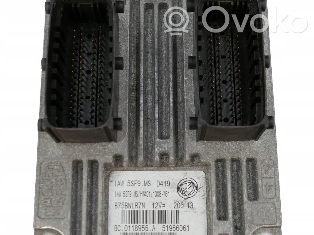 Engine control unit/module   51966061,IAW5SF9