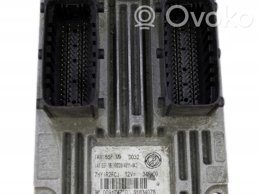 Engine control unit/module ECU   51834078,IAW5SF