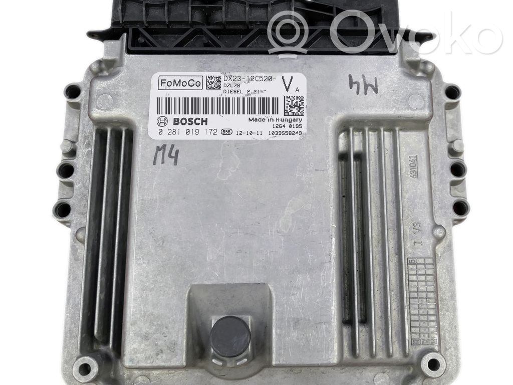 Engine control unit/module   0281019172,DX2312C520V,12C520