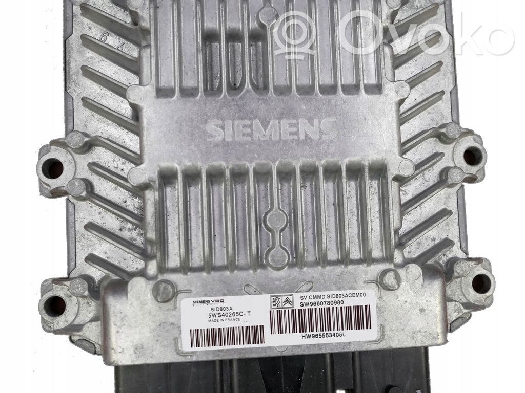 Peugeot 407 Engine control unit/module 