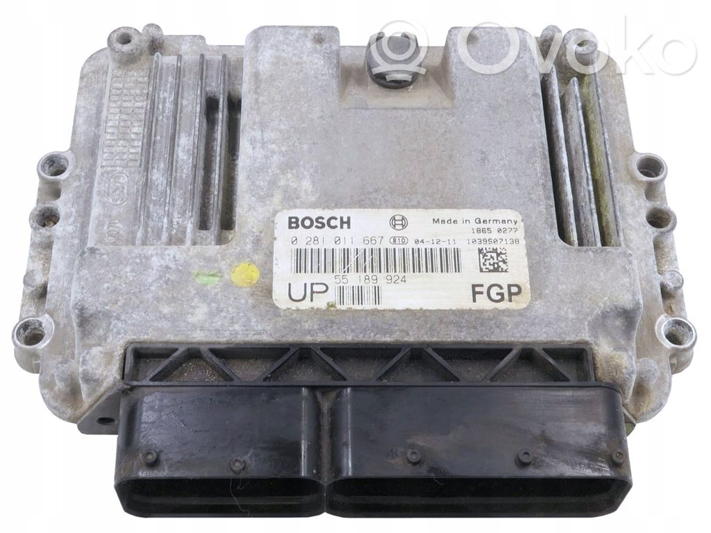 Opel Astra H Engine control unit/module ECU 