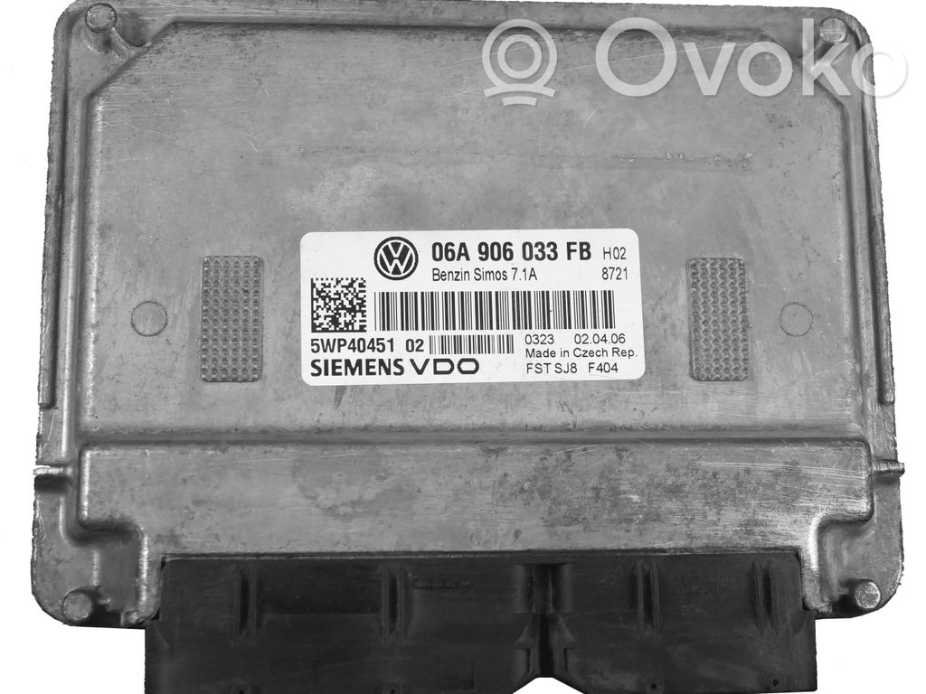 Skoda Octavia Mk2 (1Z) Calculateur moteur ECU 