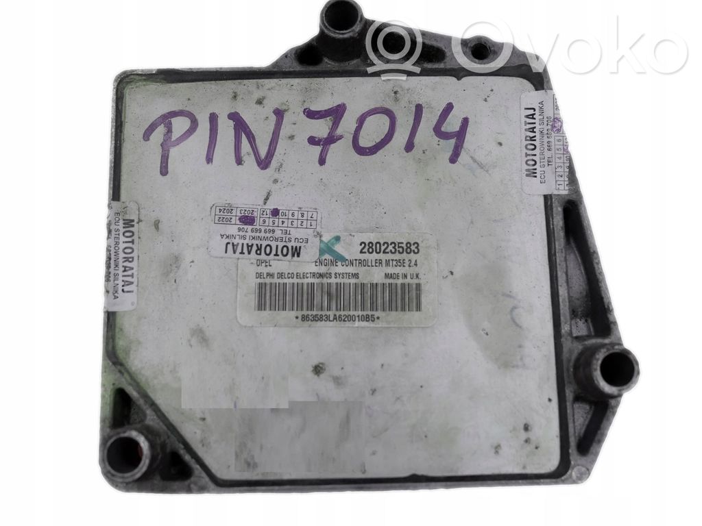 Opel Zafira B Engine control unit/module 