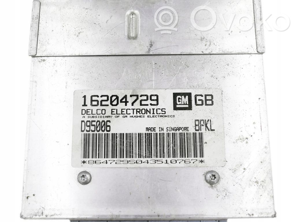 Engine control unit/module   16204729,D95006