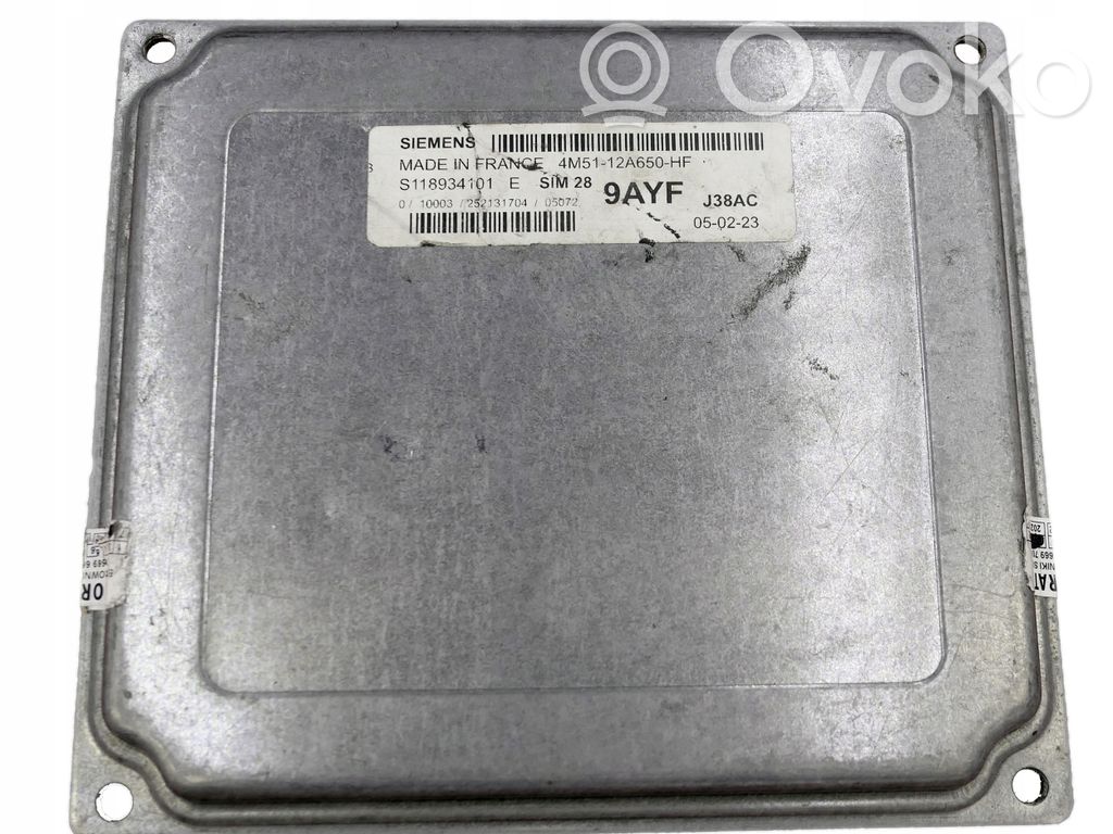 Ford Focus Engine control unit/module 