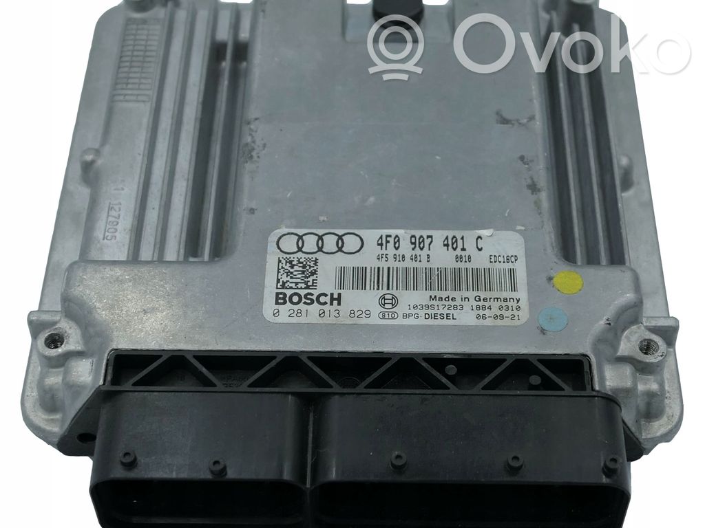 Engine control unit/module   4F0907401C,0281013829