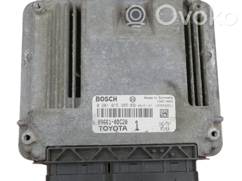 Toyota Yaris Unitate/modul de control motor 