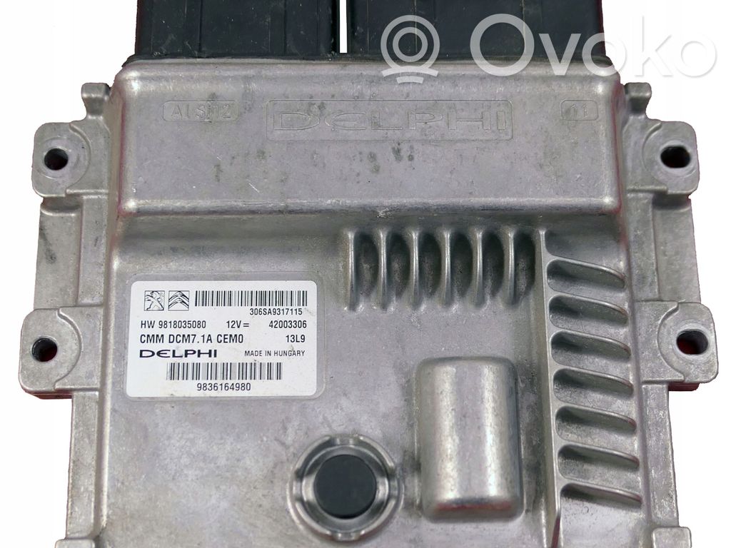 Citroen DS7 Crossback Engine control unit/module 