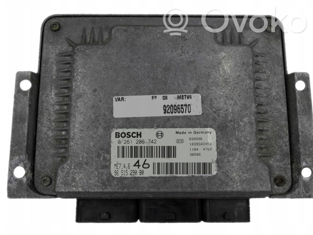 Peugeot 307 Engine control unit/module 