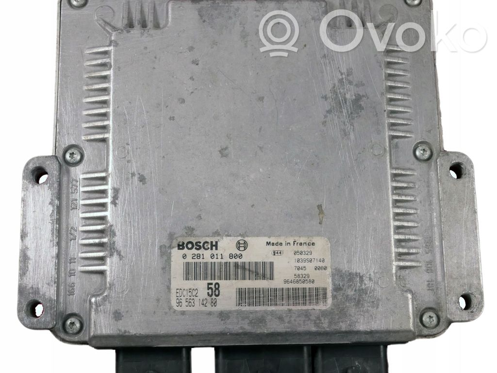 Peugeot 807 Engine control unit/module 