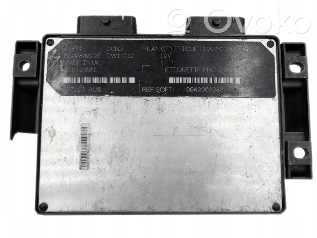Engine control unit/module   9639587680,9640900080