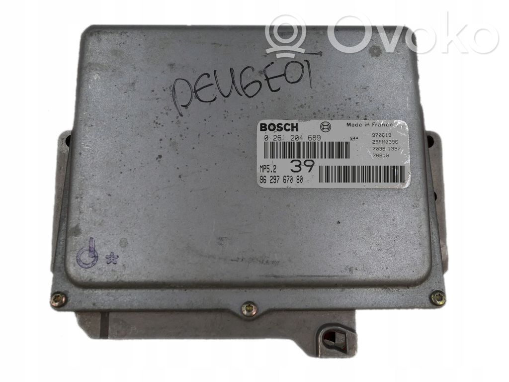 Engine control unit/module ECU   9629767080,0261204689