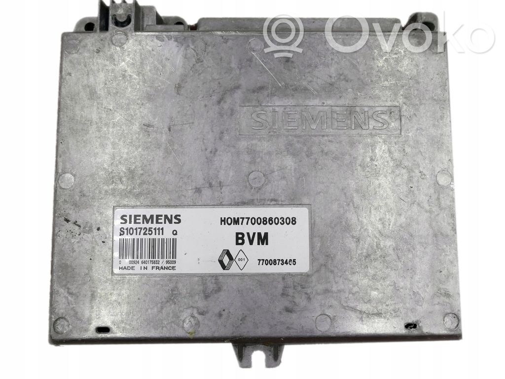 Engine control unit/module   7700860308,HOM7700860308,S101725111,S101725111Q