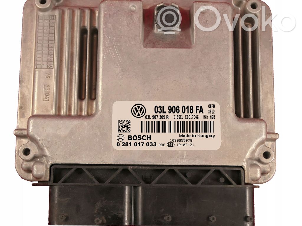 Volkswagen Tiguan Engine control unit/module 