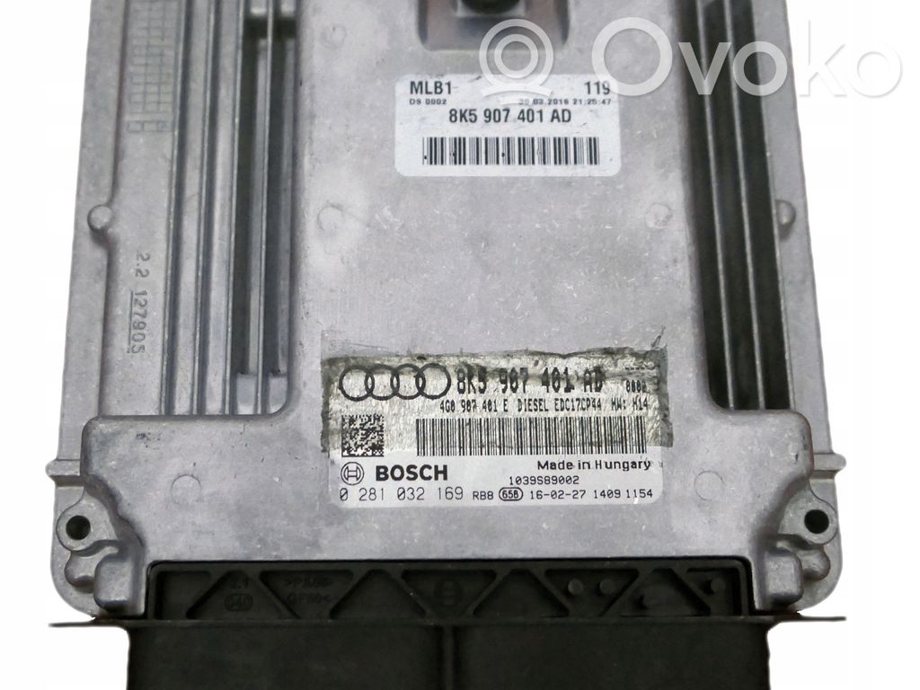 Audi Q5 SQ5 8R Engine control unit/module 