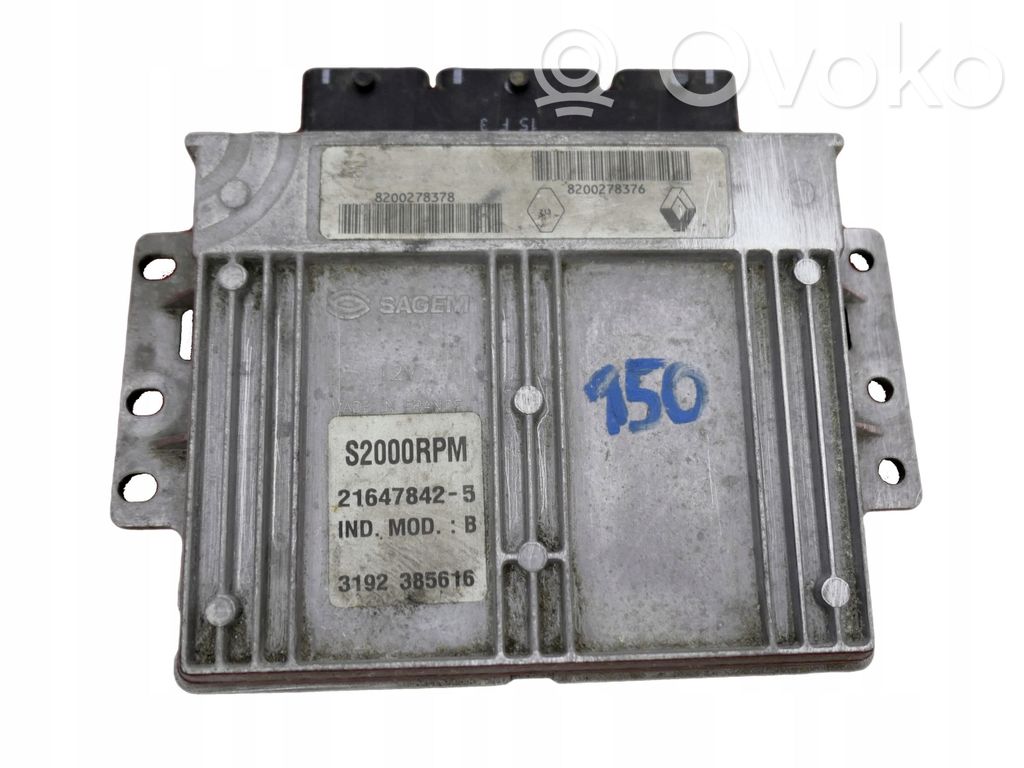 Renault Laguna II Engine control unit/module 