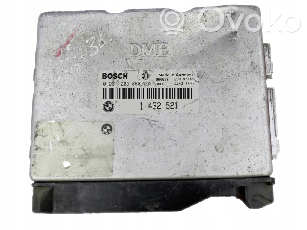 BMW 3 E36 Centralina/modulo del motore 