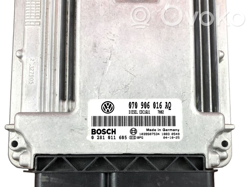 Volkswagen Touareg I Unitate/modul de control motor 