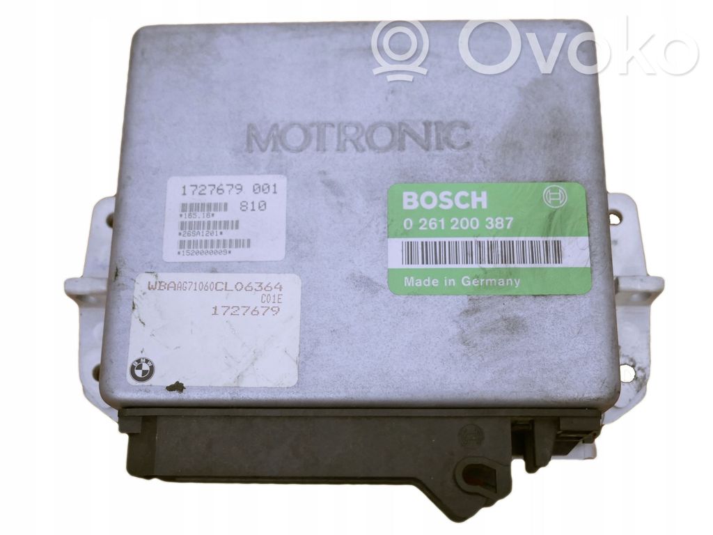 BMW 3 E30 Engine control unit/module 
