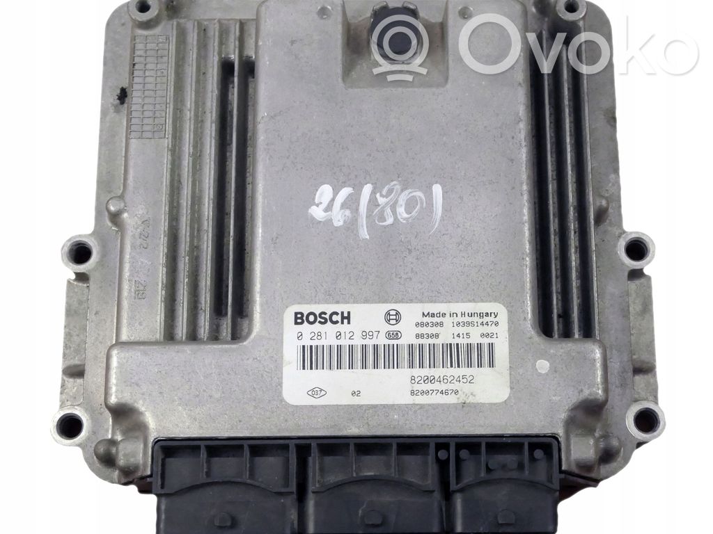 Engine control unit/module   8200462452,0281012997