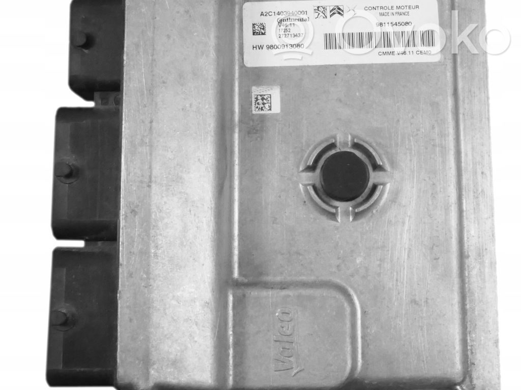 Peugeot 208 I Engine control unit/module 