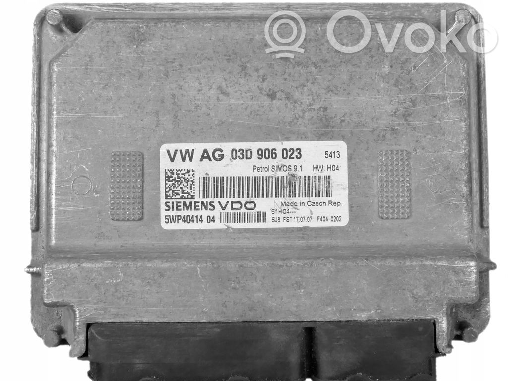 Volkswagen Polo IV 9N3 Sterownik / Moduł ECU 