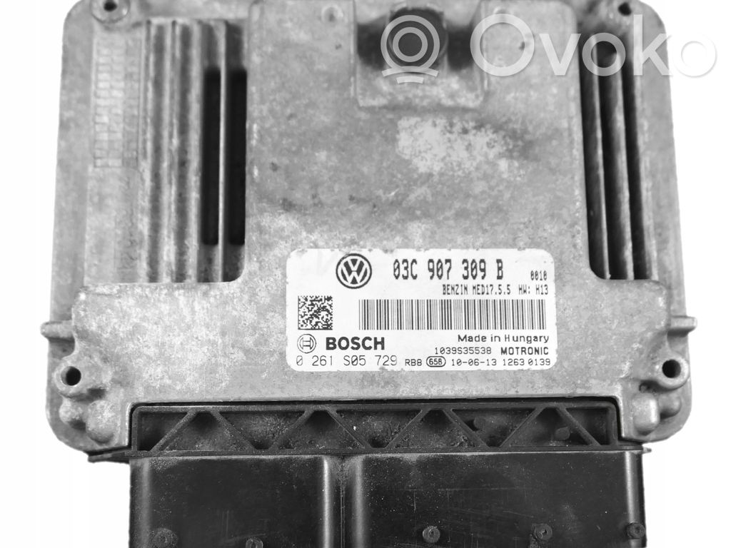 Engine control unit/module   03C907309B,0261S05729