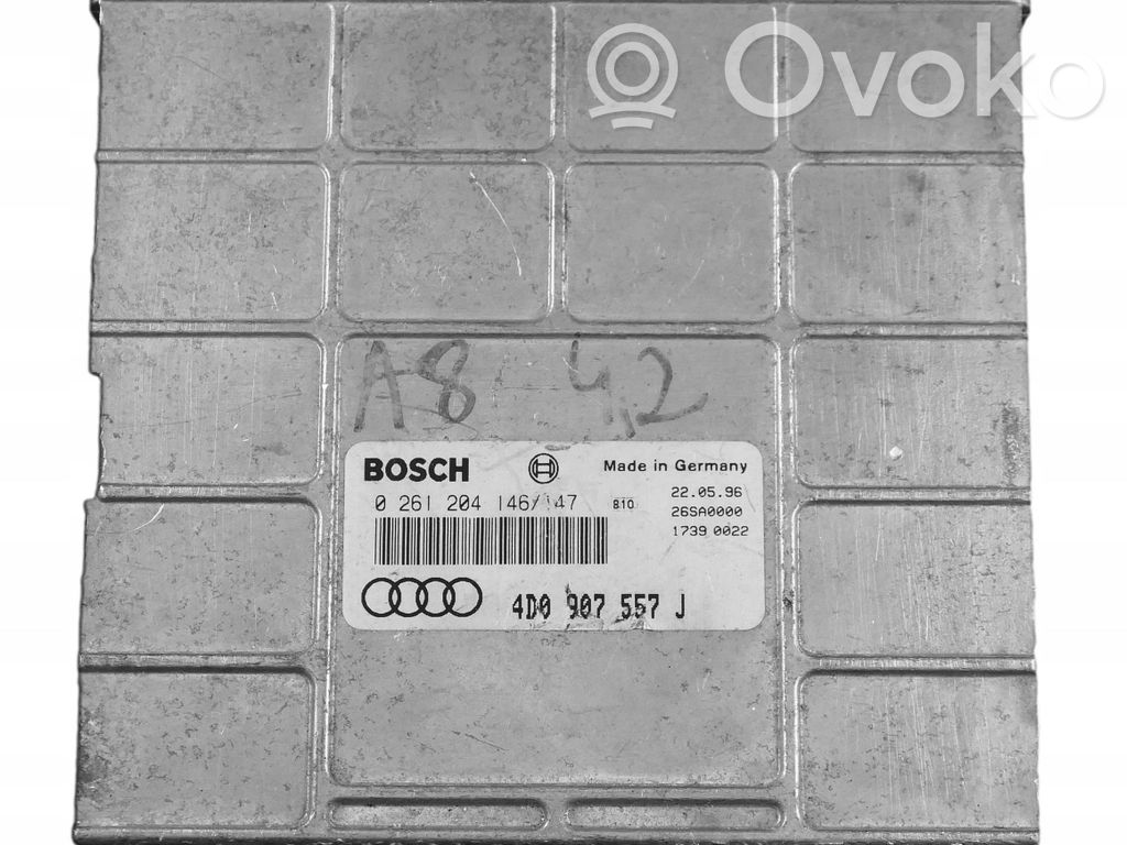 Engine control unit/module   4D0907557J,0261204146