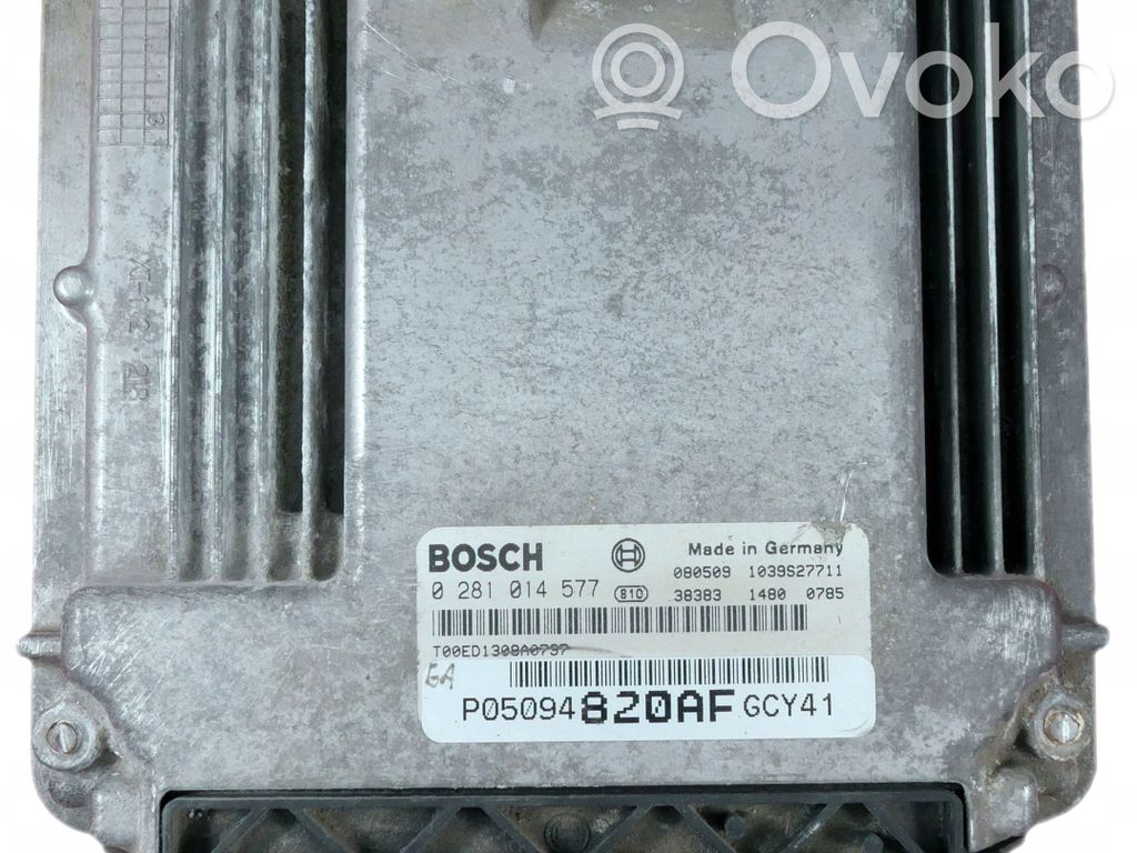 Engine control unit/module   P05094820AG,0281014577