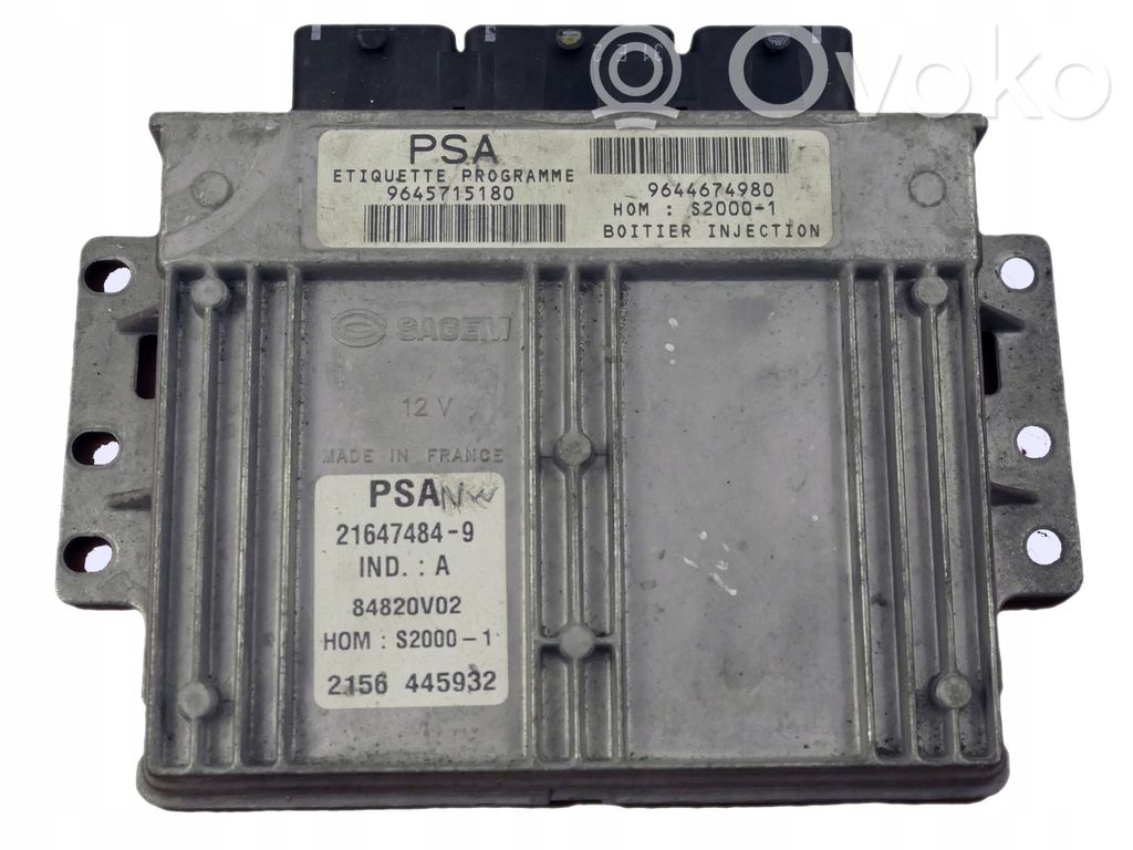 Citroen C5 Engine control unit/module 