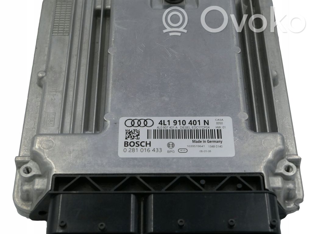 Engine control unit/module   4L1910401N,0281016433