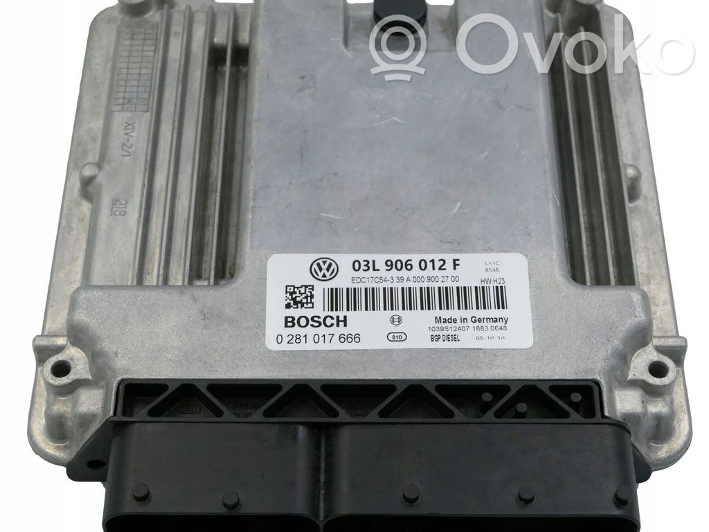 Volkswagen Crafter Engine control unit/module 